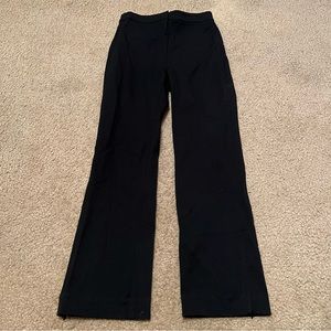 Aritzia Wilfred Black Trousers Zip Leg Pants